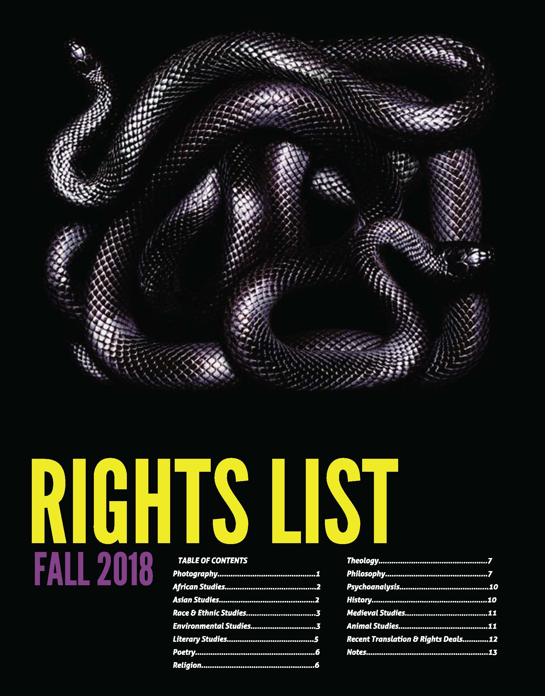 Foreign Rights 2018