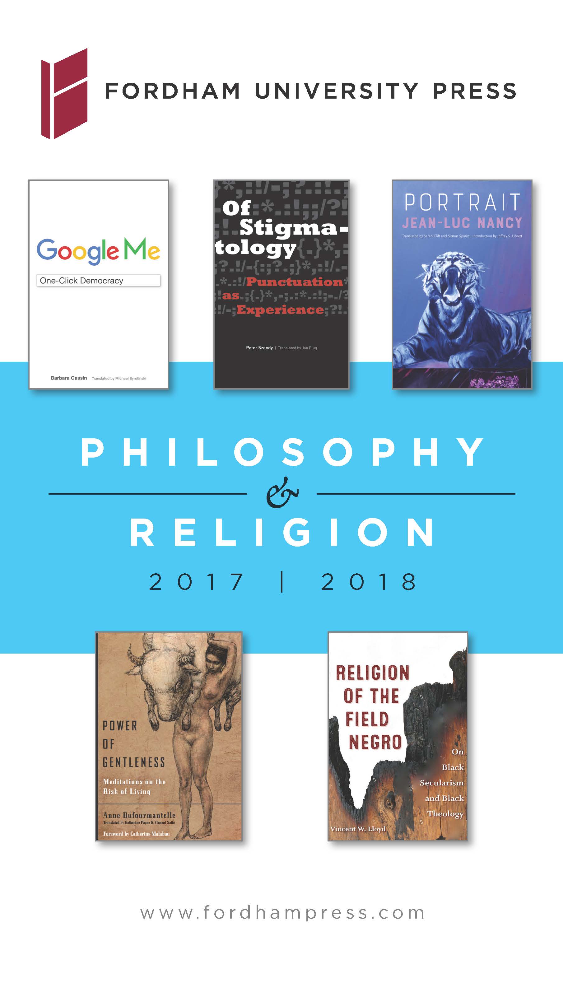 Philosophy & Religion 2018 Brochure