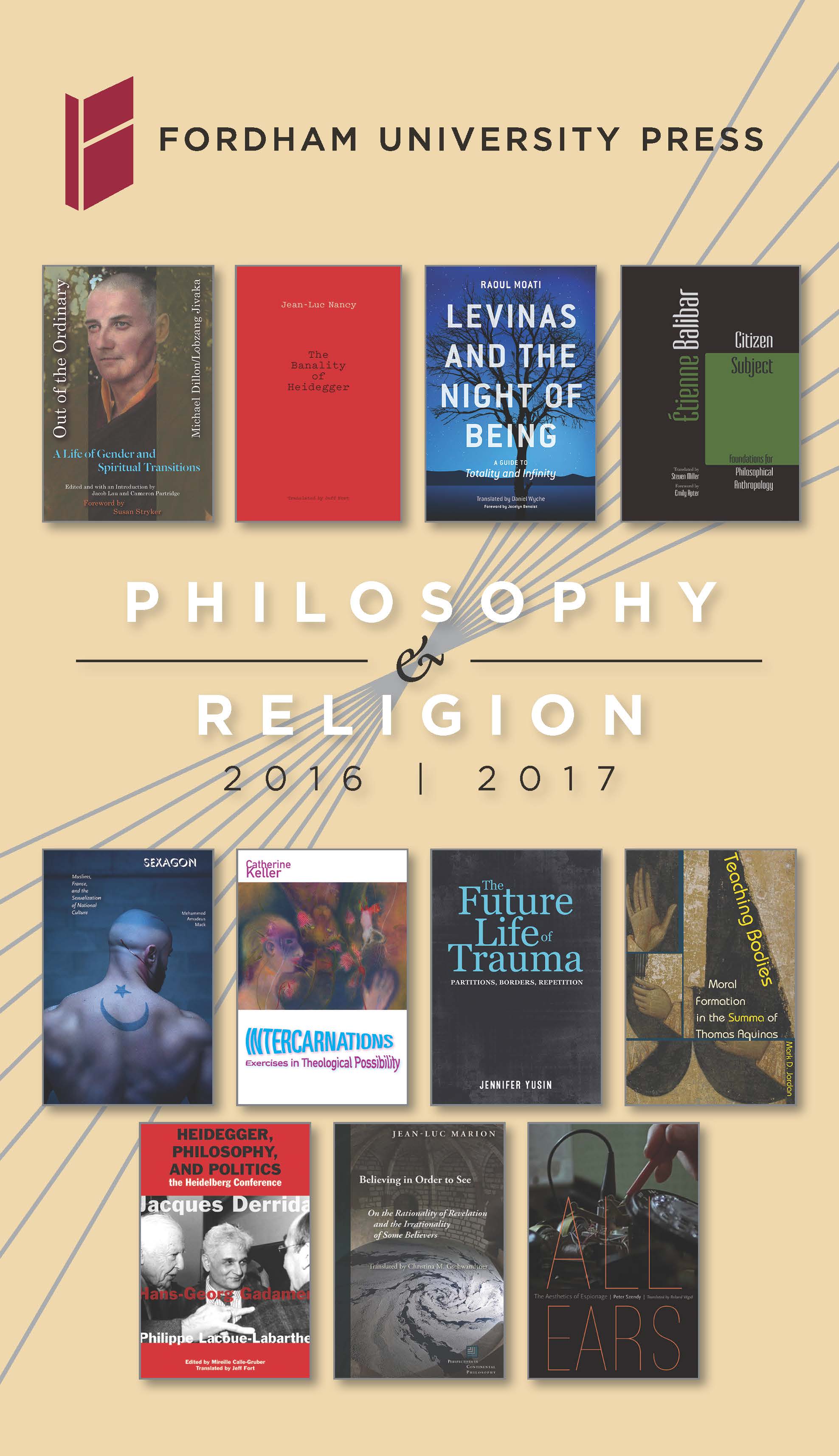 Philosophy & Religion 2017 Brochure