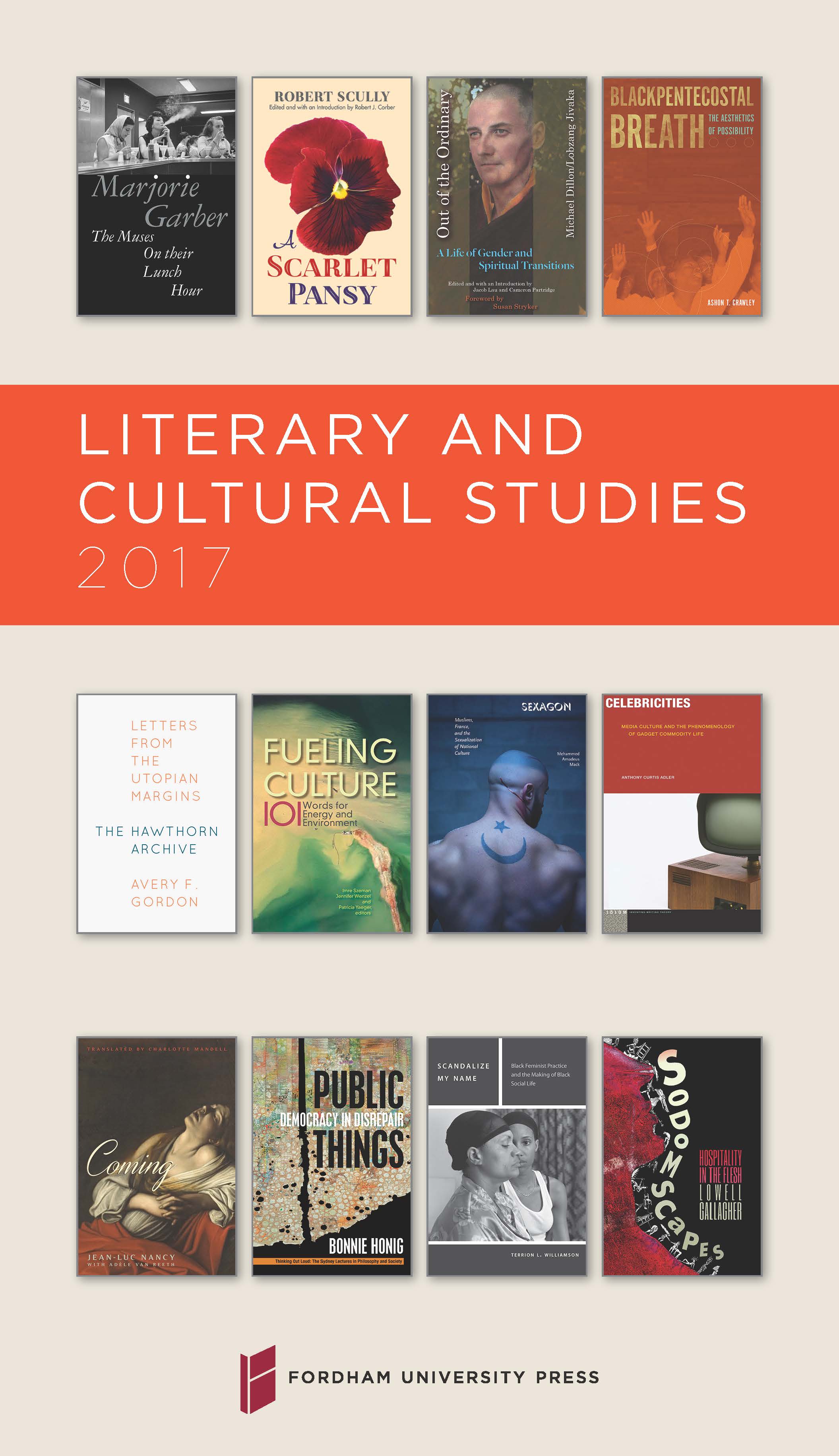 Literary & Cultural Studies 2017 Brochure